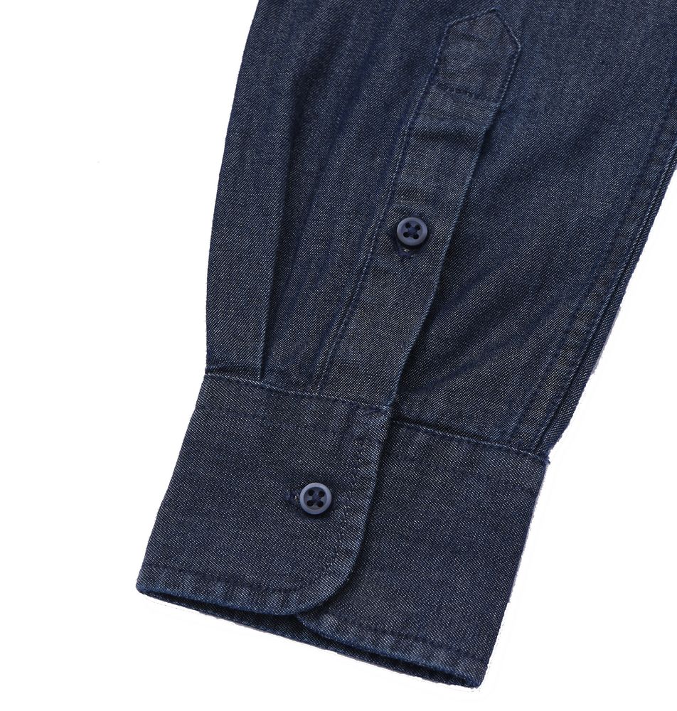 Рубашка женская Barry Women, синяя (деним) — изображение 6