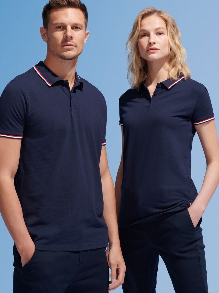 Рубашка поло мужская Prestige Men, темно-синяя — изображение 6