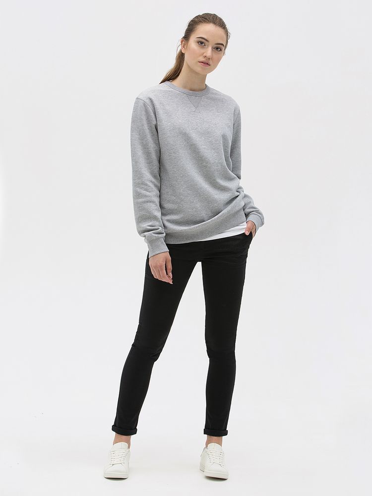 Толстовка унисекс Sully, светло-серый меланж — изображение 7