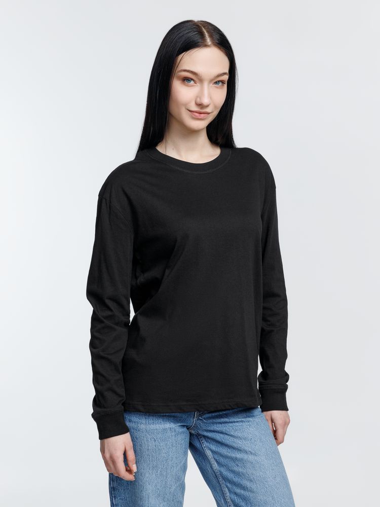 Футболка унисекс с длинным рукавом Pioneer LSL, черная — изображение 9