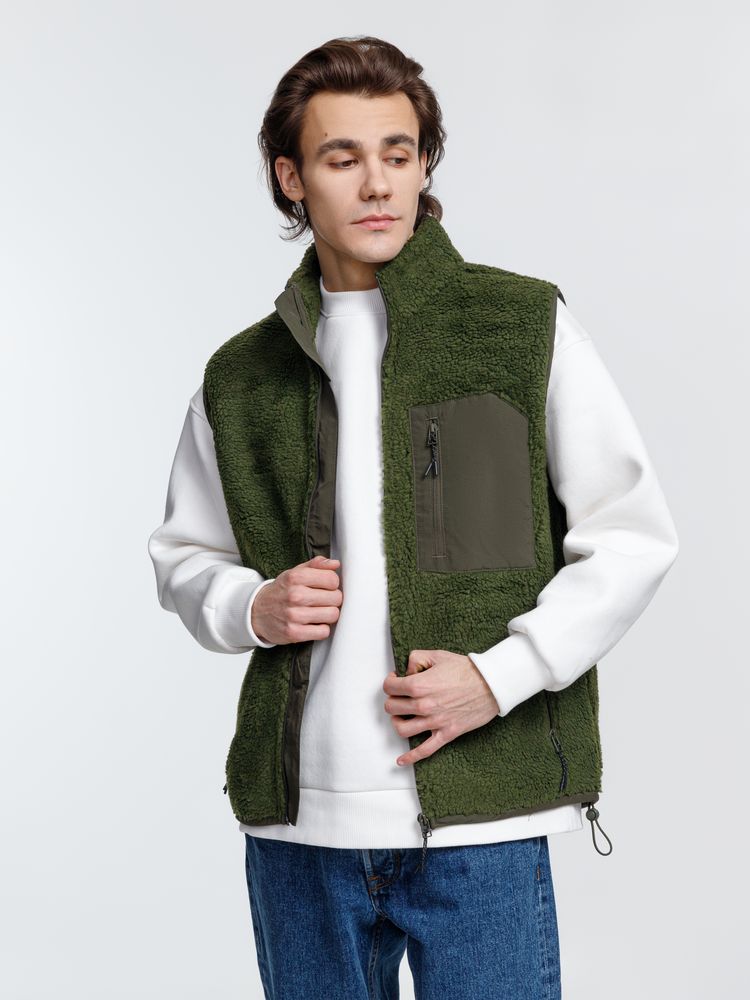 Жилет унисекс Fury BW, хаки — изображение 10