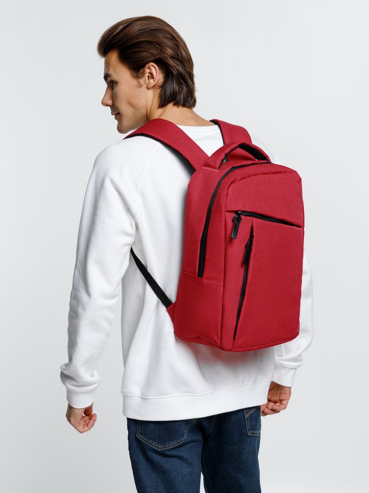 Рюкзак для ноутбука Onefold, красный — изображение 12