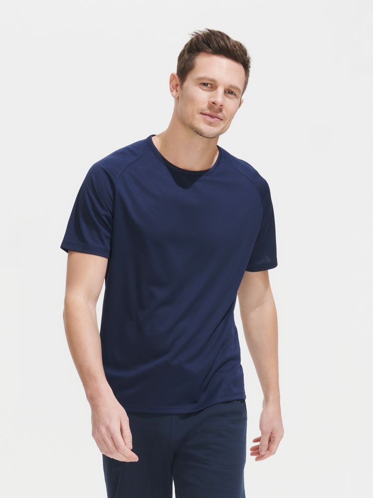 Футболка унисекс Sporty 140 темно-фиолетовая — изображение 6