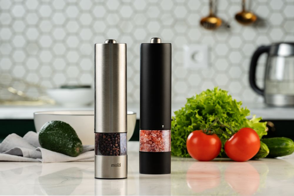 Электрическая мельница для специй Mill of Steel, серебристая — изображение 6