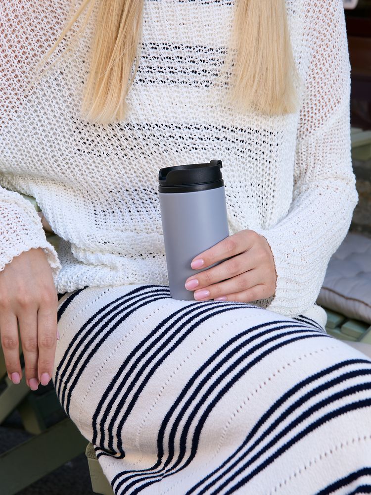 Термостакан Canella, серый матовый — изображение 9
