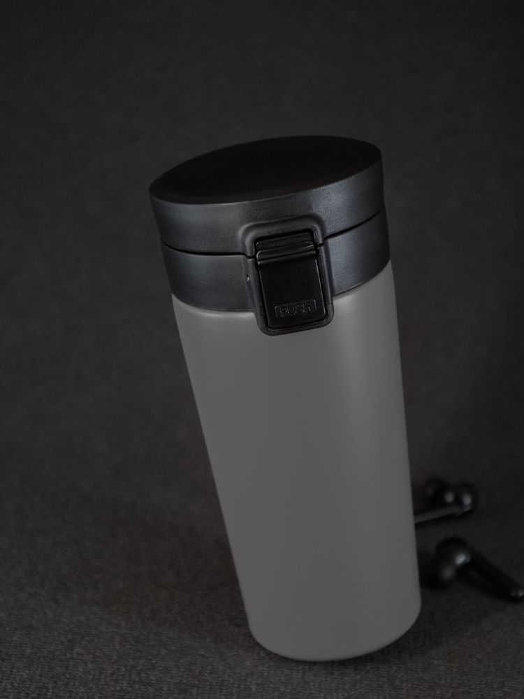 Термостакан с ситечком No Leak Infuser, серый — изображение 9