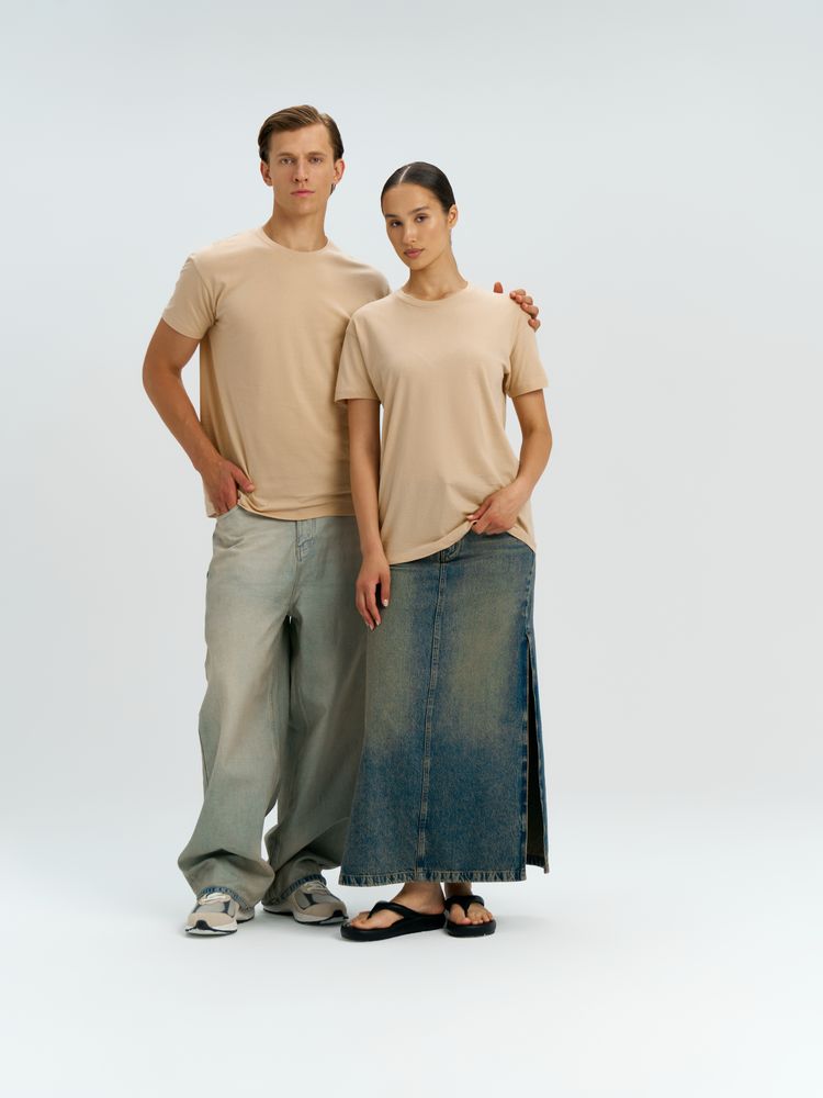 Футболка унисекс Regent 150, песочная — изображение 14