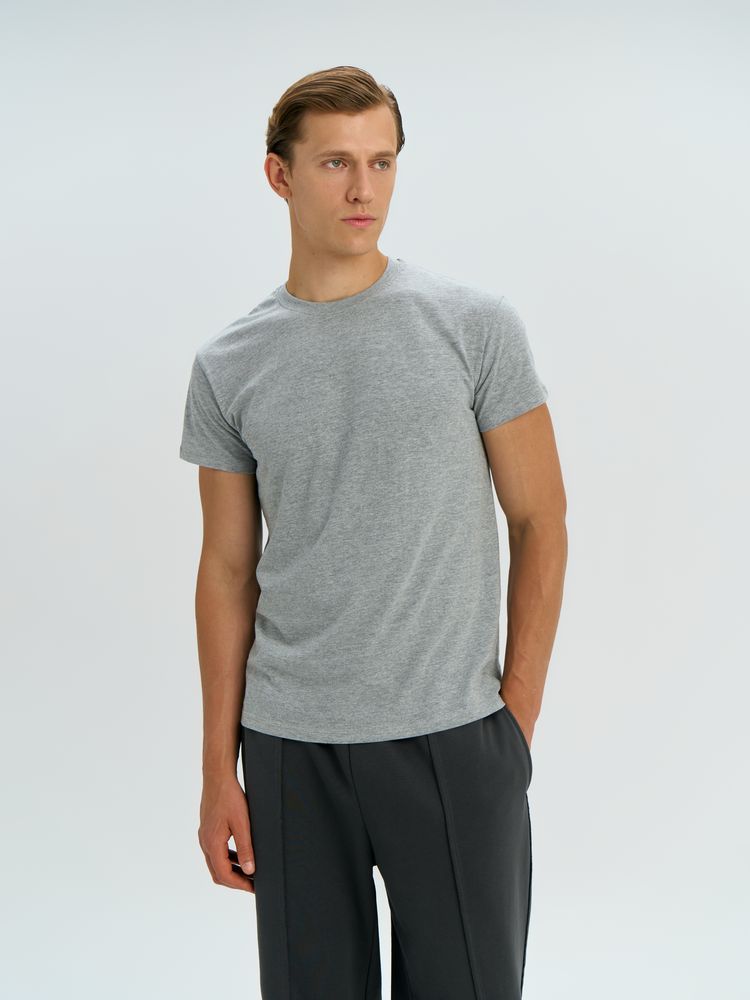 Футболка унисекс Regent 150, серый меланж — изображение 6