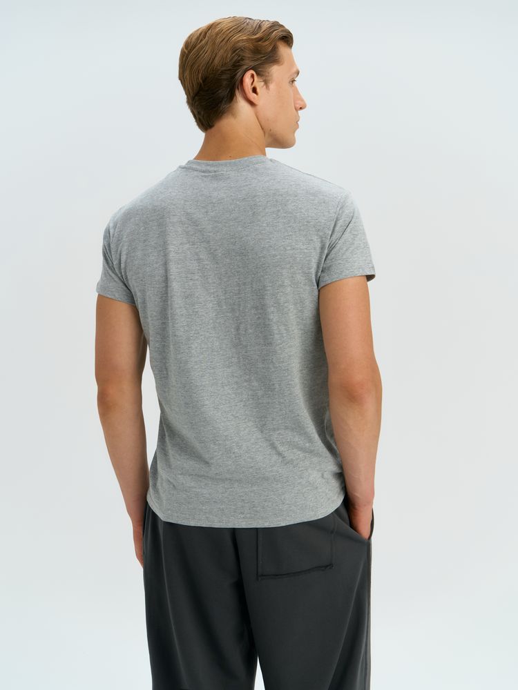 Футболка унисекс Regent 150, серый меланж — изображение 8