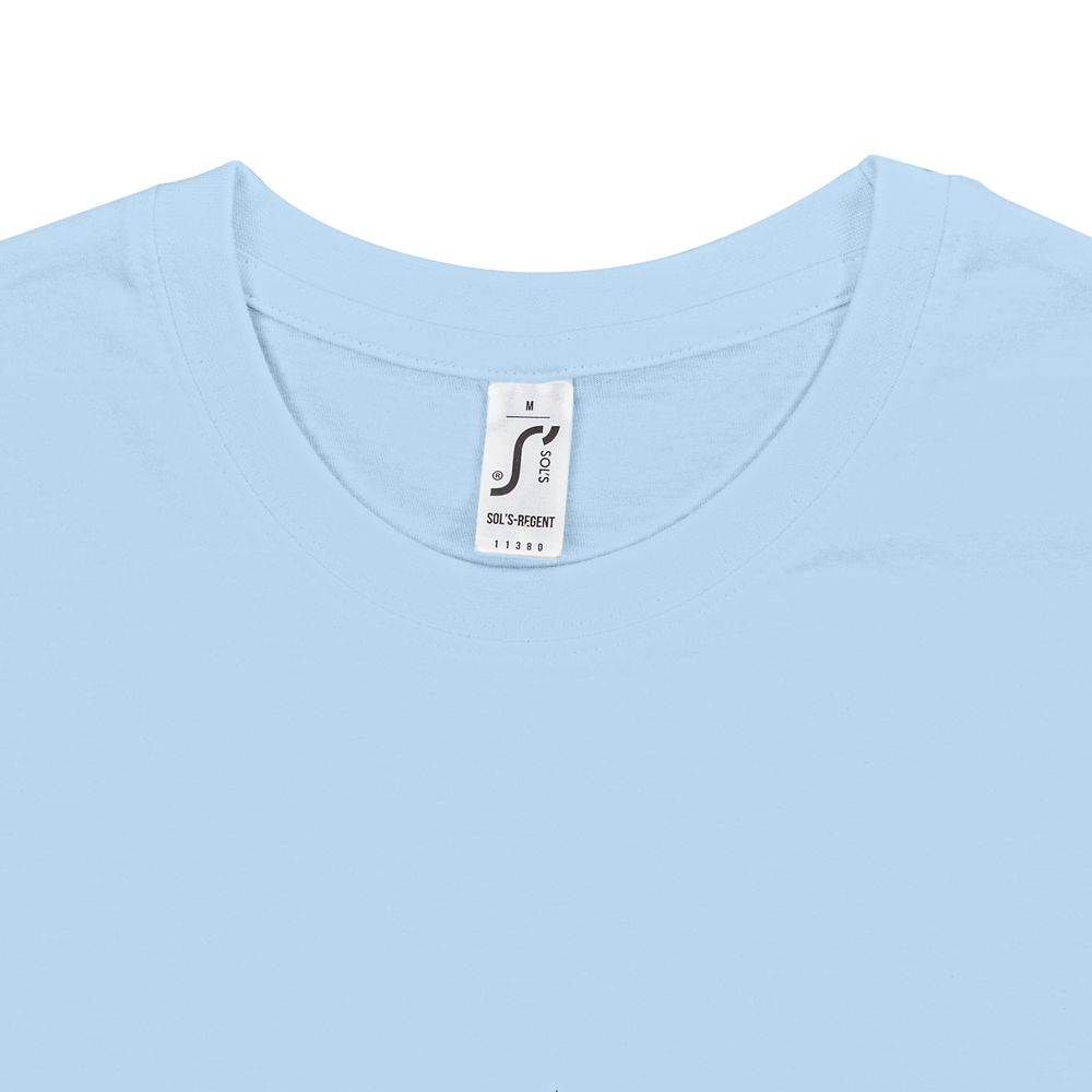 Футболка унисекс Regent 150, голубая — изображение 4