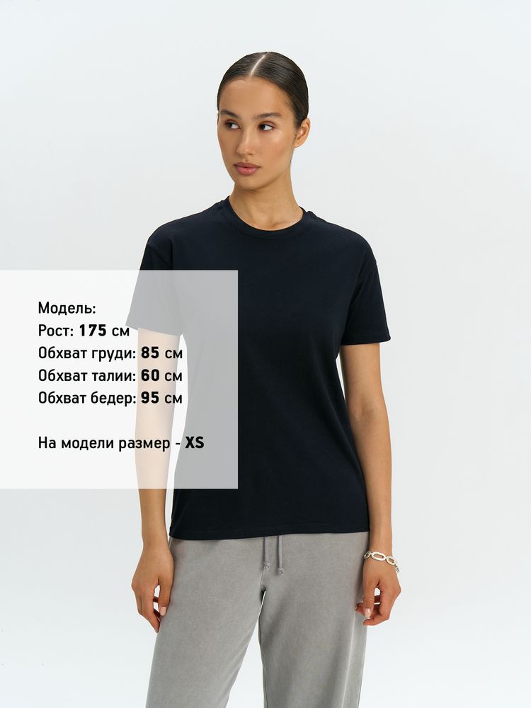 Футболка унисекс Regent 150, черная — изображение 9