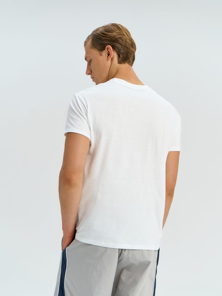 Футболка унисекс Regent 150, синяя (джинс) — изображение 8