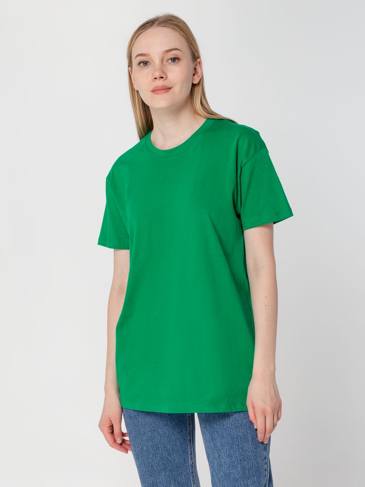 Футболка унисекс Regent 150, темно-зеленая — изображение 9