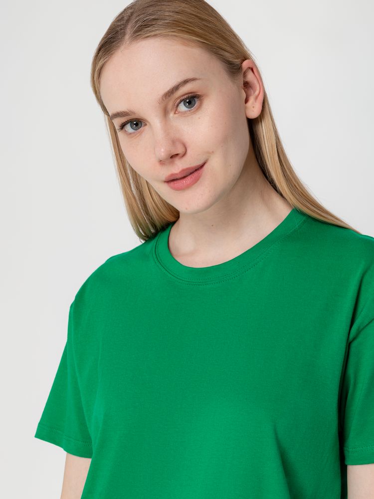 Футболка унисекс Regent 150, темно-зеленая — изображение 11