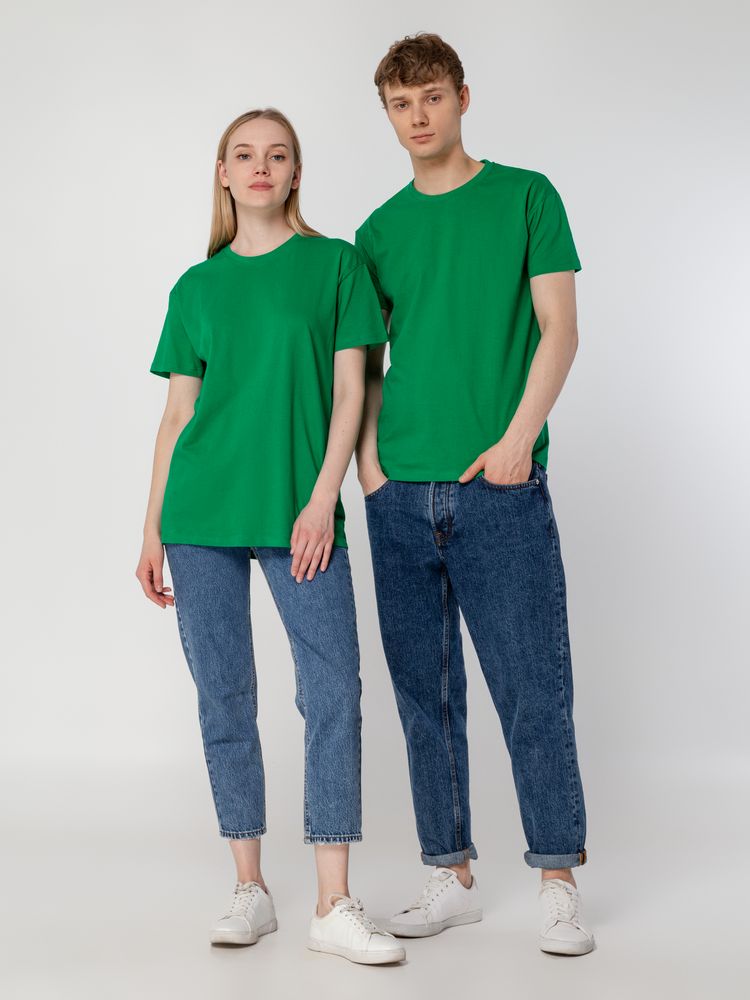 Футболка унисекс Regent 150, темно-зеленая — изображение 12