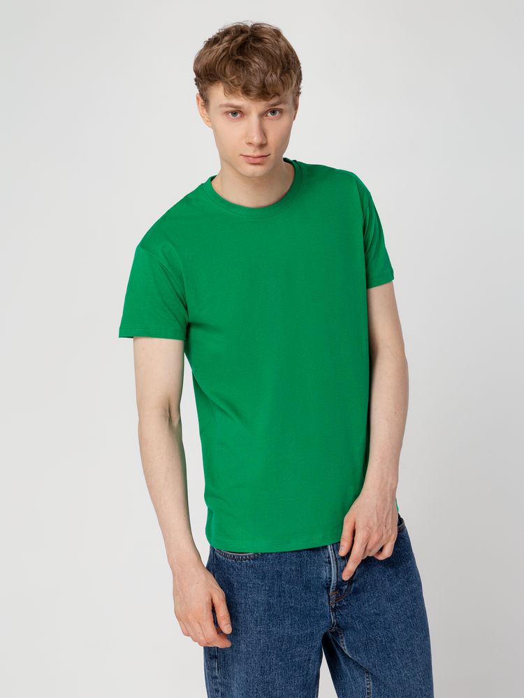 Футболка унисекс Regent 150, темно-зеленая — изображение 6