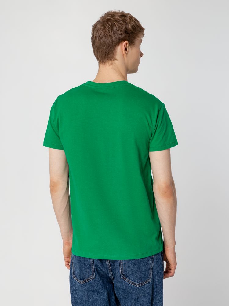 Футболка унисекс Regent 150, темно-зеленая — изображение 7