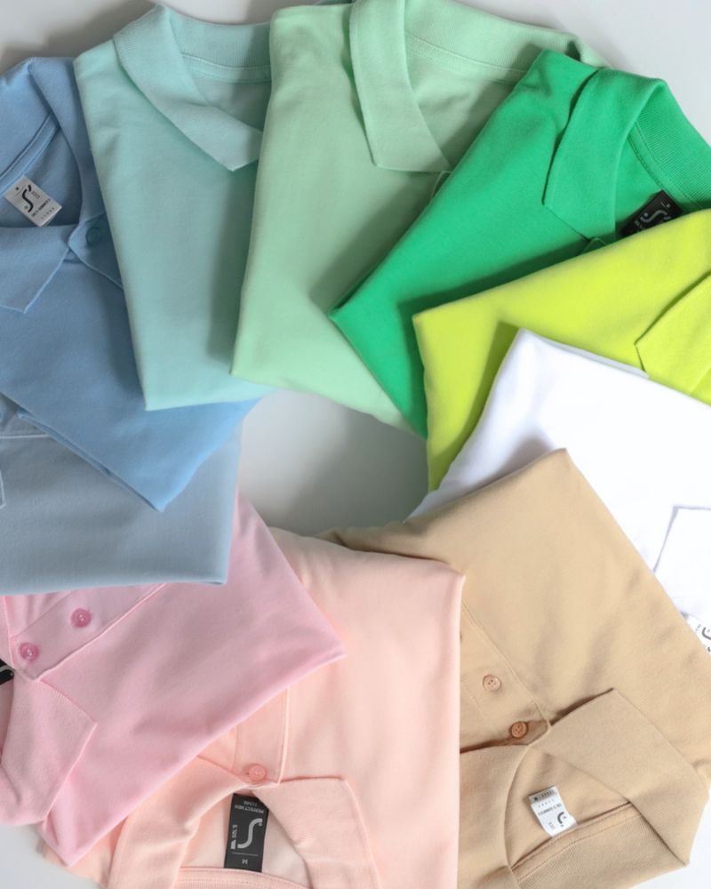 Рубашка поло мужская Summer 170, зеленое яблоко — изображение 11