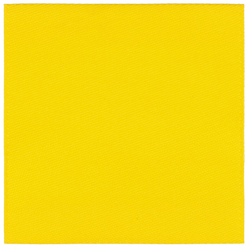 Лейбл тканевый Epsilon, L, желтый