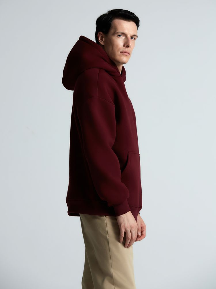 Худи Kulonga Oversize, бордовое — изображение 9