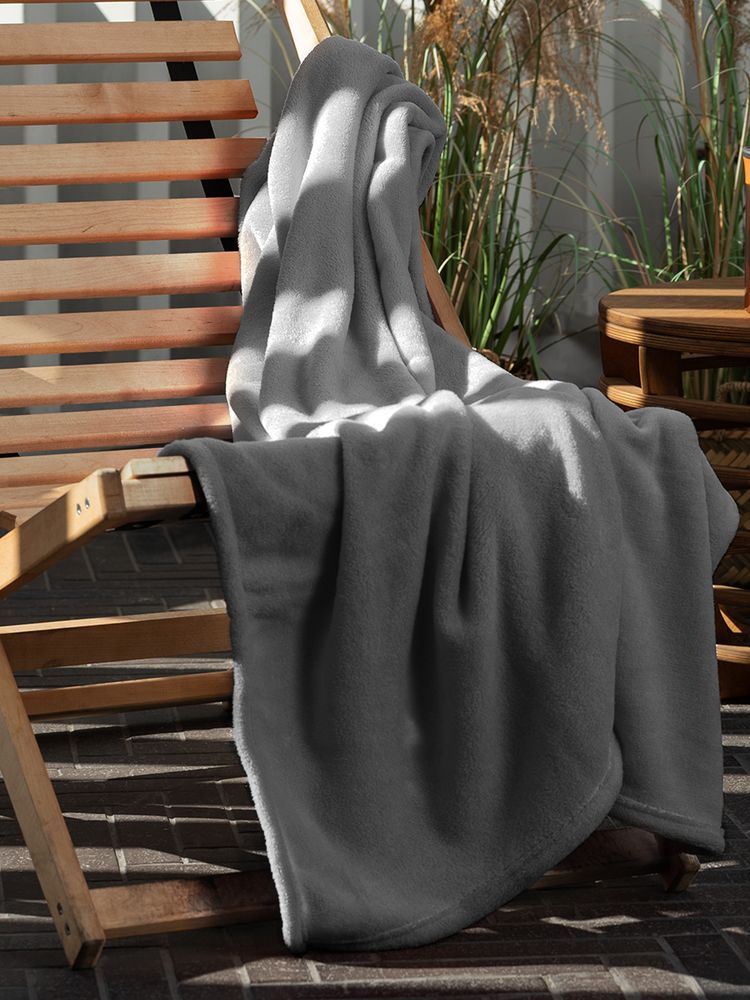 Плед Plush, серый — изображение 10