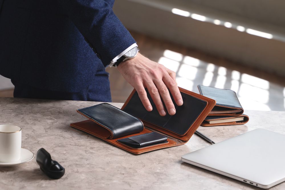 Дорожный органайзер Kalsa Palermo, синий — изображение 9