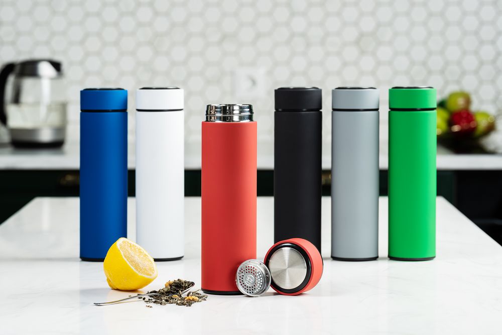 Термос с ситечком Percola, ver.2, зеленый — изображение 10