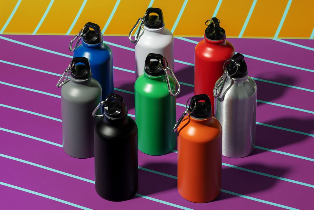 Бутылка для воды Funrun 400, серебристая — изображение 5