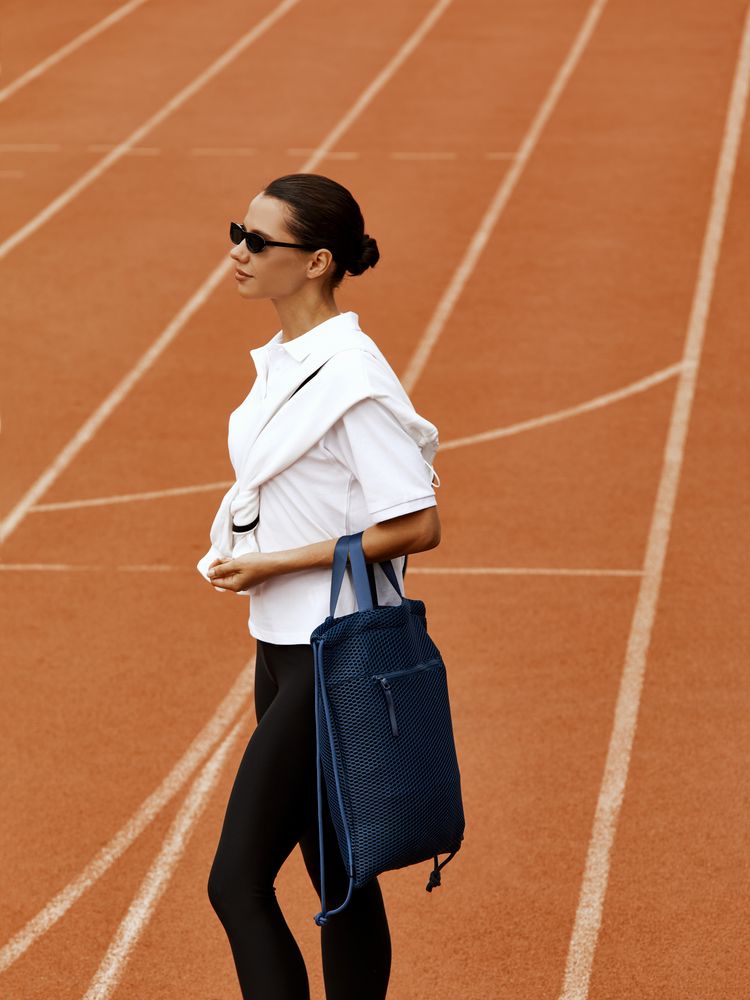 Рюкзак-мешок Verkko, темно-синий — изображение 8