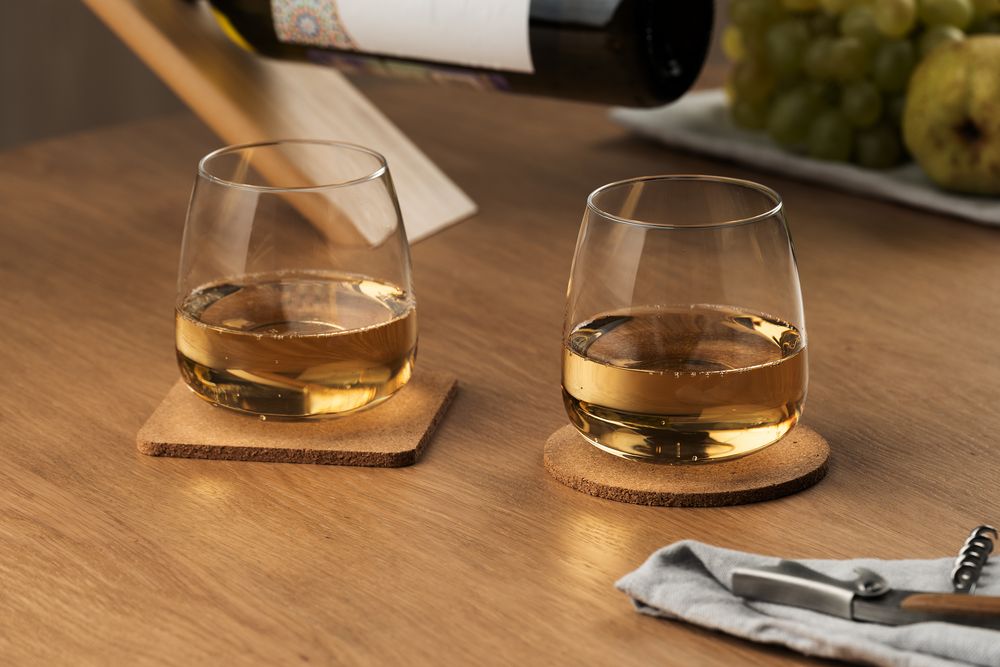 Набор из 4 костеров Suberic, круг — изображение 6