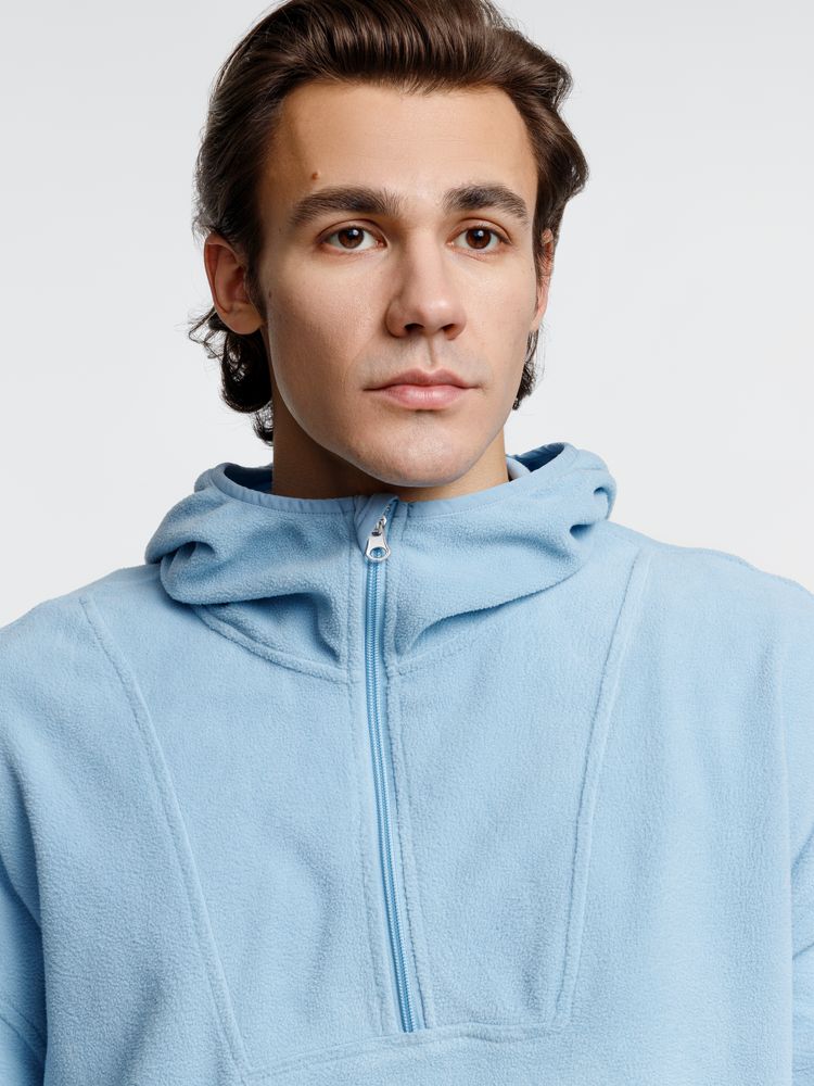 Анорак флисовый унисекс Fliska, голубой — изображение 10