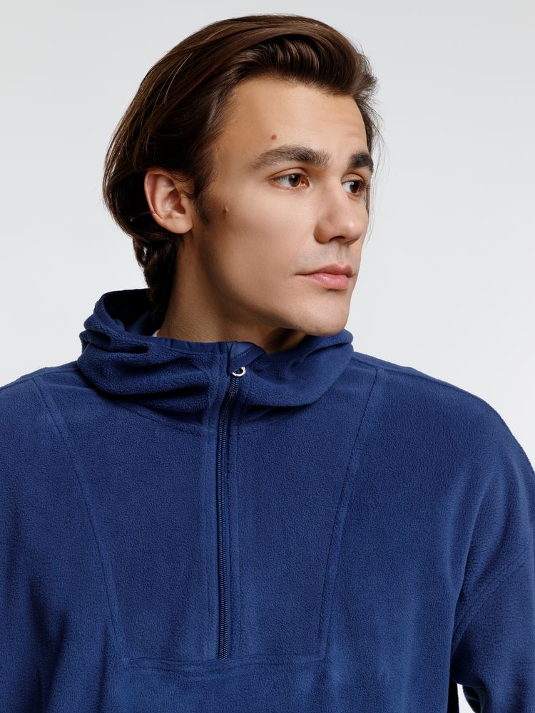 Анорак флисовый унисекс Fliska, темно-синий — изображение 10