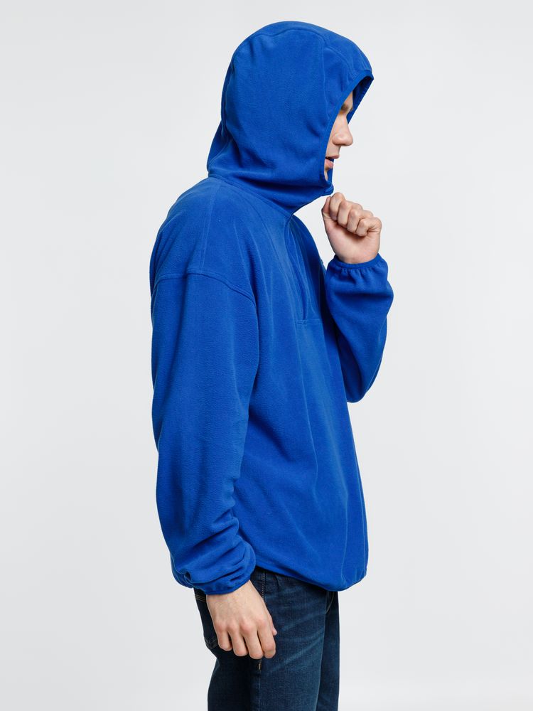 Анорак флисовый унисекс Fliska, ярко-синий — изображение 9