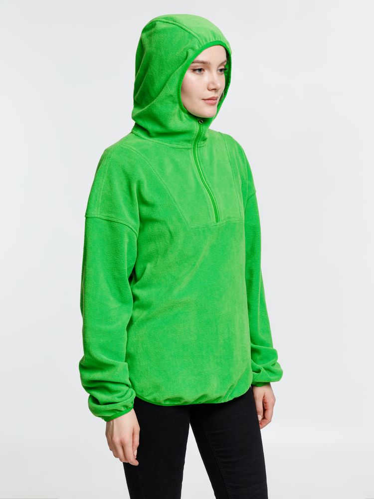 Анорак флисовый унисекс Fliska, зеленое яблоко — изображение 9