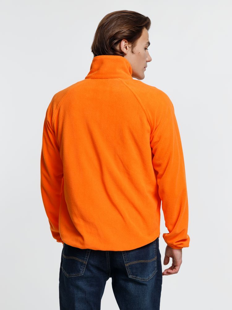 Куртка флисовая унисекс Fliska, оранжевая — изображение 9