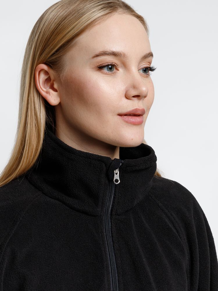 Куртка флисовая унисекс Fliska, черная — изображение 10