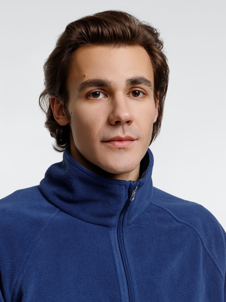 Куртка флисовая унисекс Fliska, темно-синяя — изображение 10