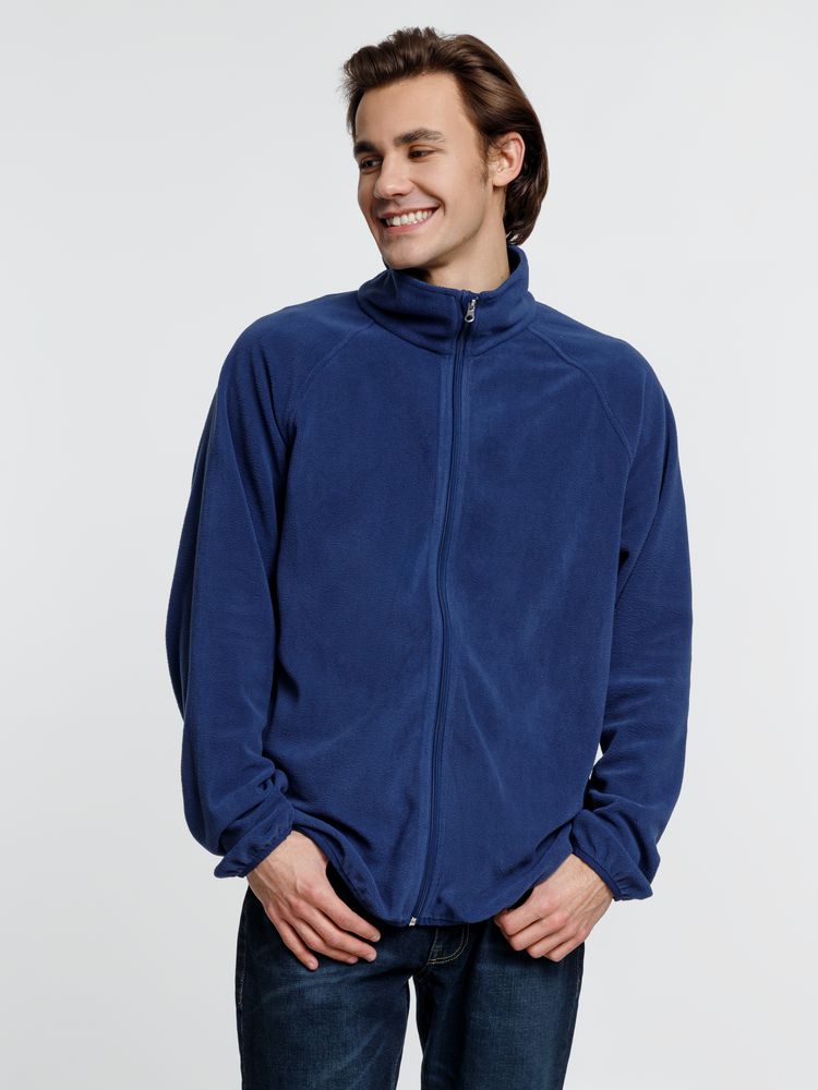 Куртка флисовая унисекс Fliska, темно-синяя — изображение 8