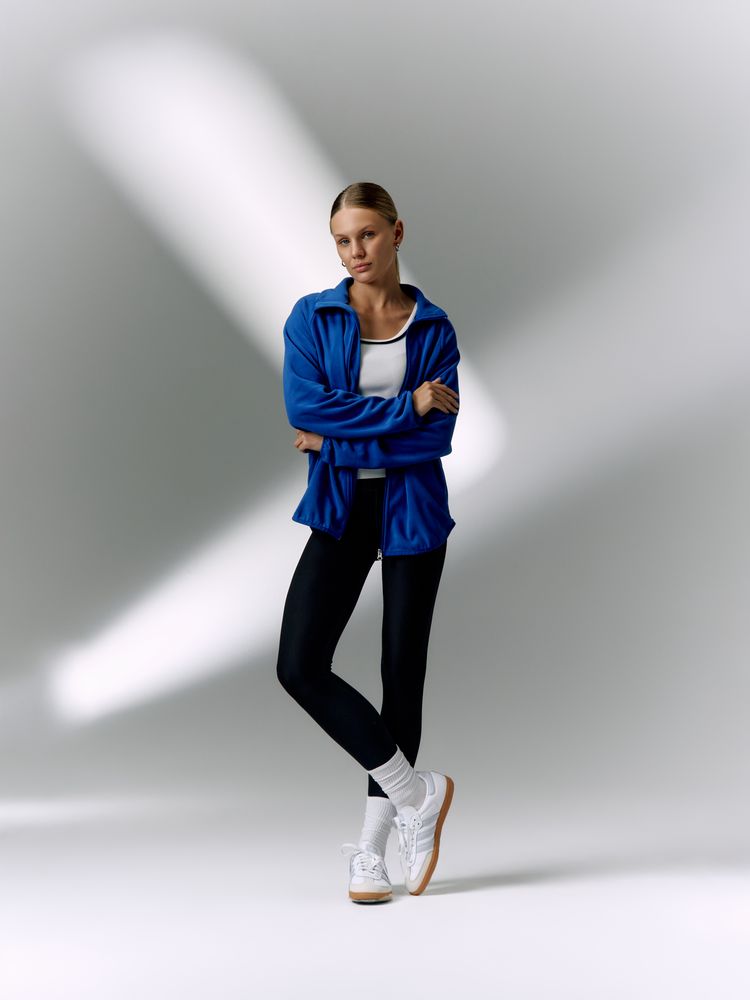 Куртка флисовая унисекс Fliska, ярко-синяя — изображение 14