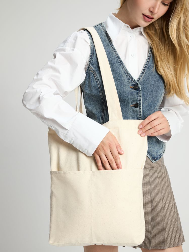 Сумка для покупок Mister Big, неокрашенная — изображение 17