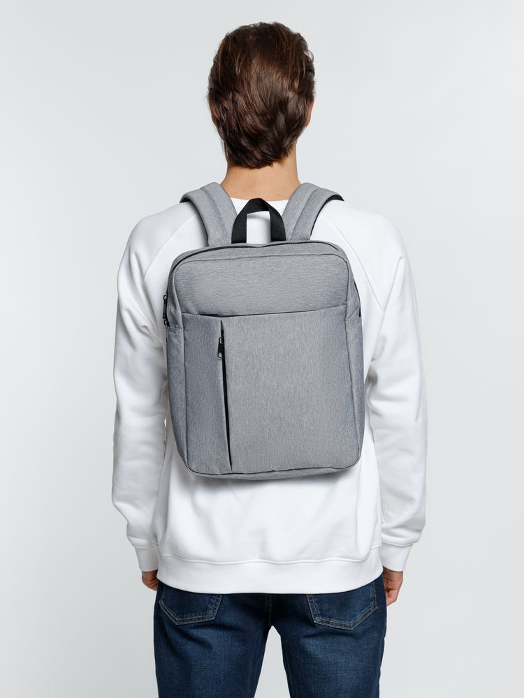 Рюкзак для ноутбука Oneworld, серый — изображение 12