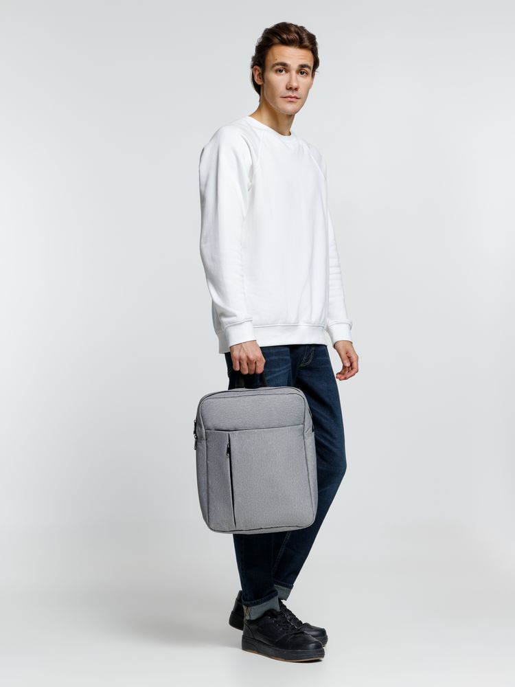 Рюкзак для ноутбука Oneworld, серый — изображение 11