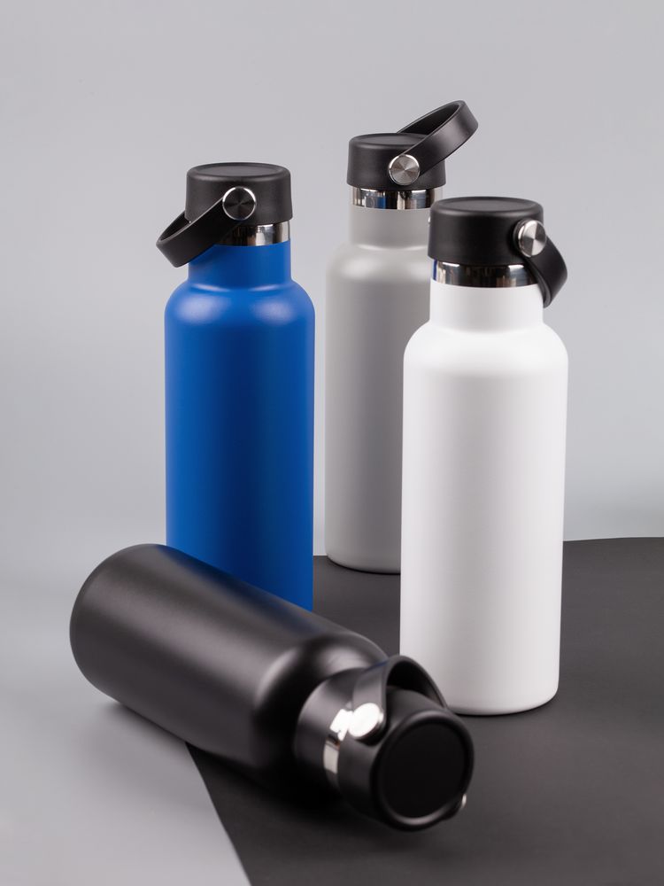 Термобутылка Bidon, серая — изображение 13