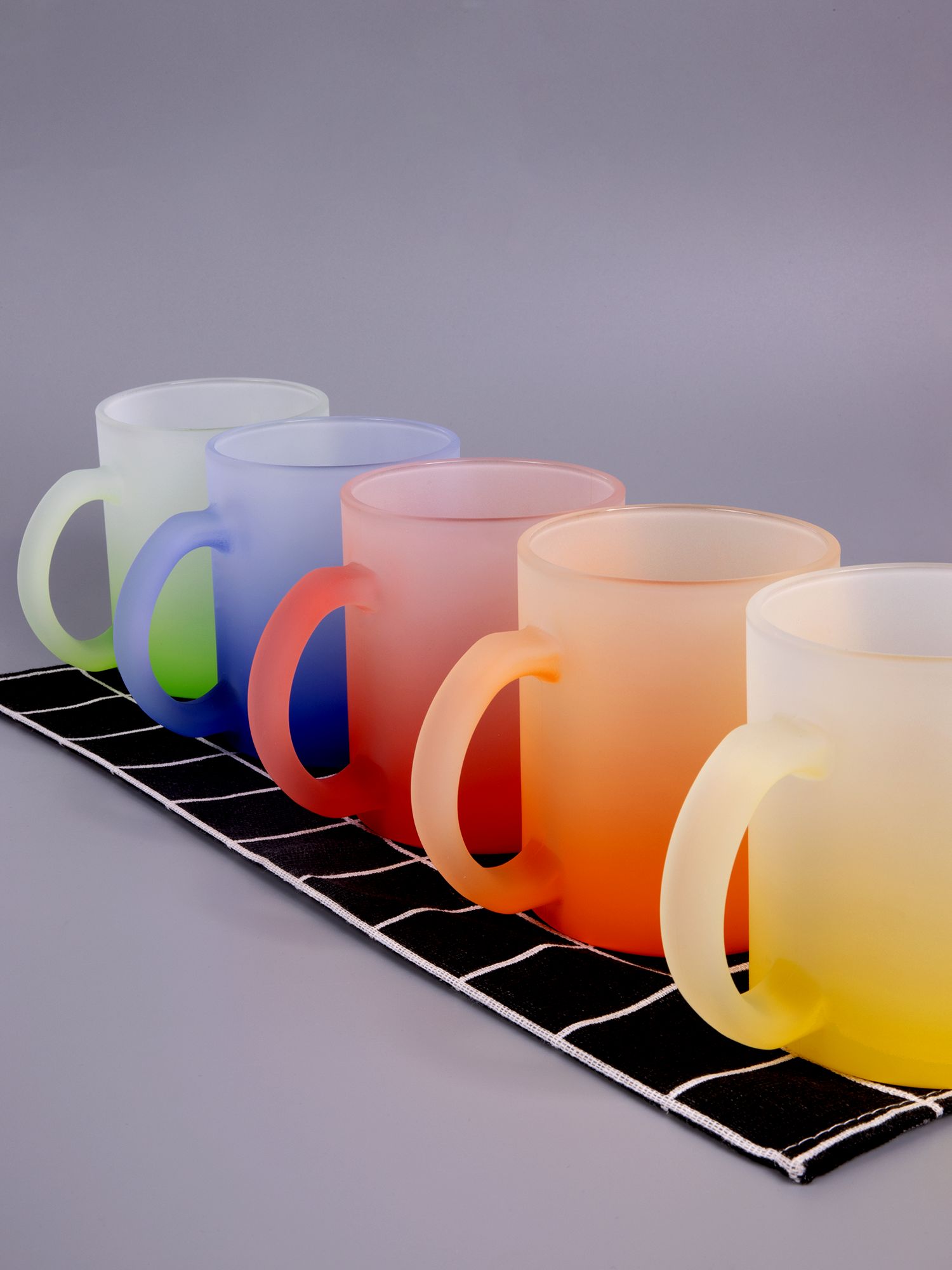 Кружка Grade Fade для сублимационной печати, матовая, желтая — изображение 6