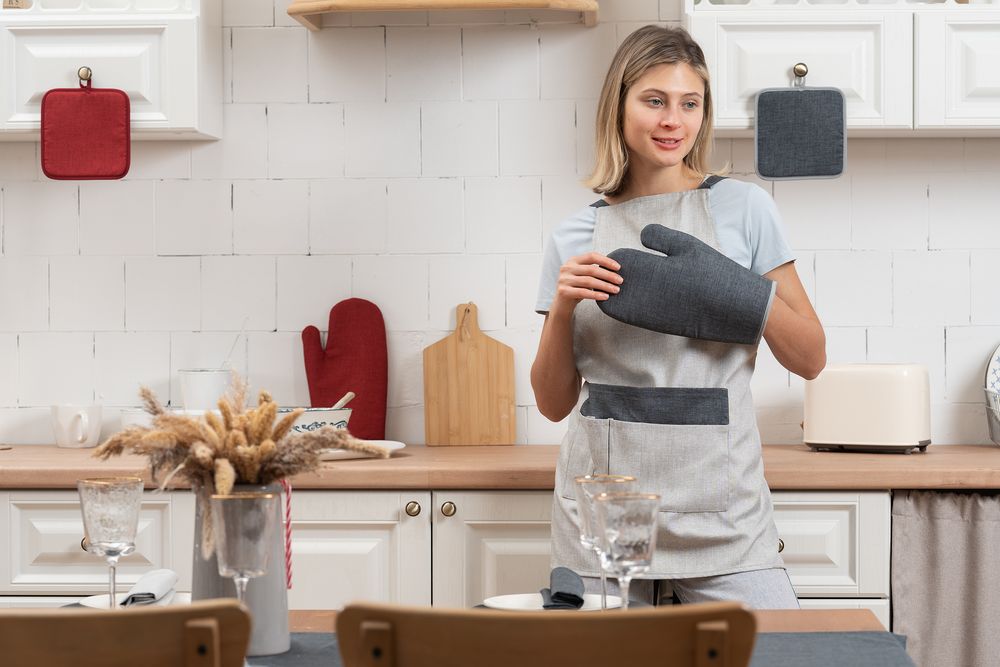 Прихватка Settle In, красная — изображение 5