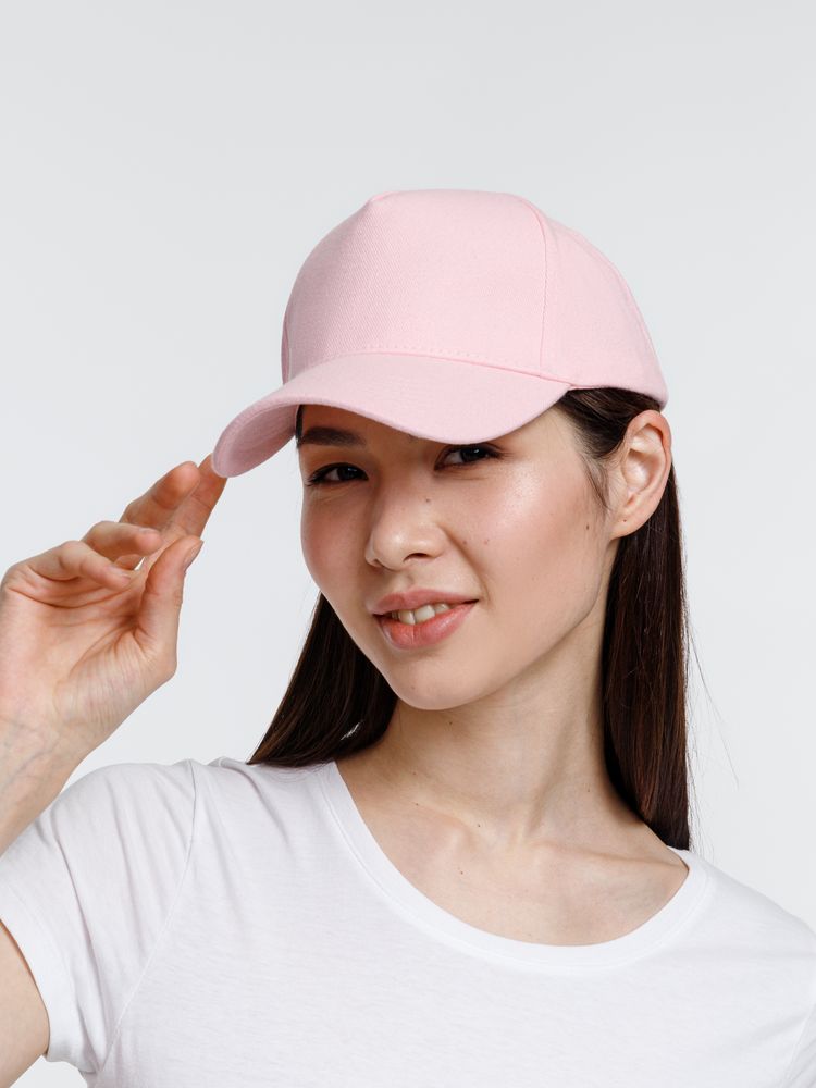 Бейсболка Standard, светло-розовая — изображение 5