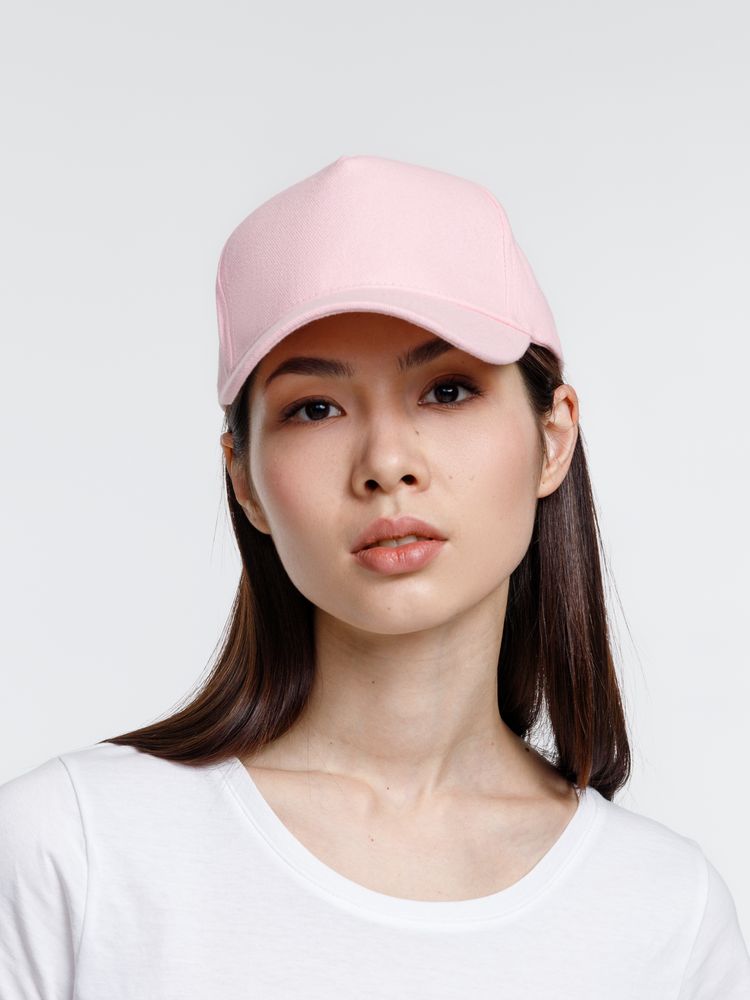 Бейсболка Standard, светло-розовая — изображение 6