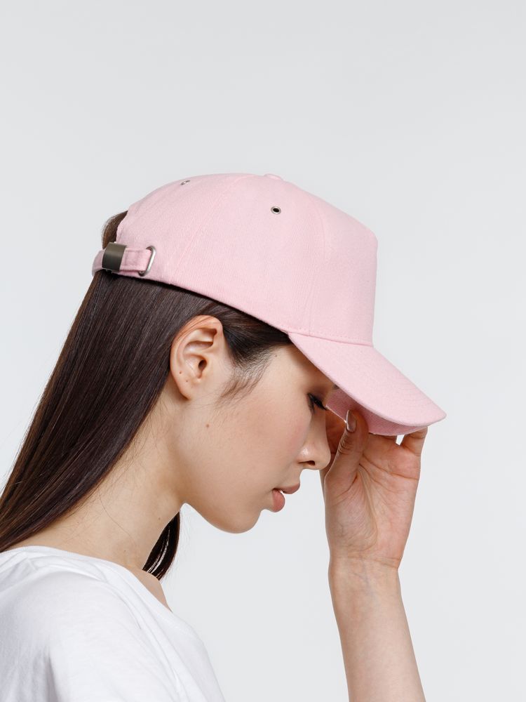 Бейсболка Standard, светло-розовая — изображение 7