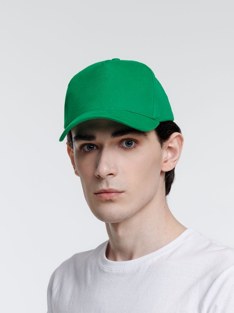Бейсболка Standard, зеленая — изображение 5