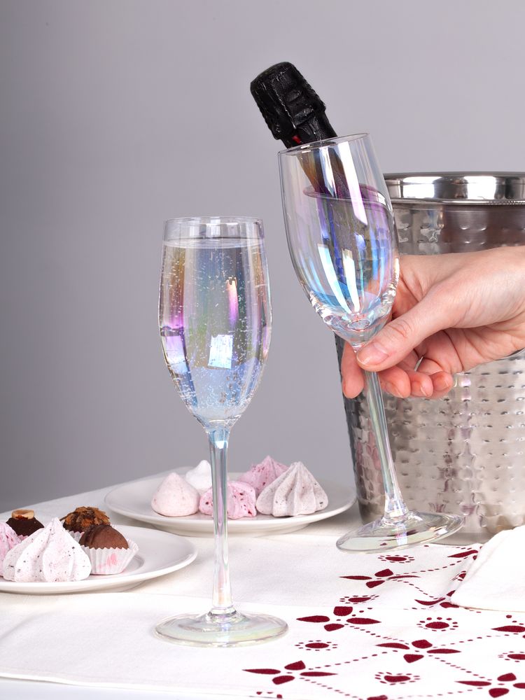 Набор из 2 бокалов для шампанского Perola — изображение 6